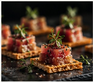 Small bites for a curated menu